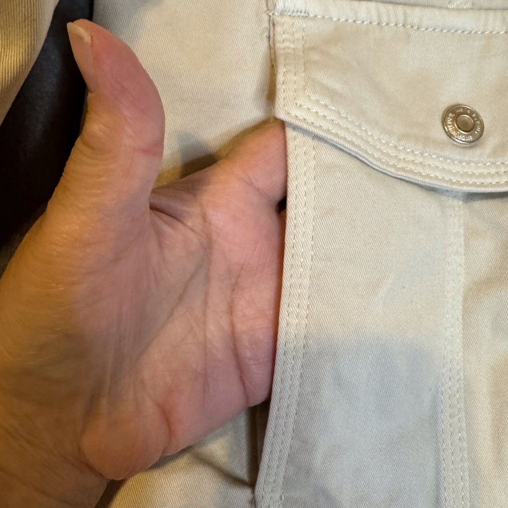 Kensie Cream Utility Jacket. Very Good Used Condition. - Picture 2 of 13